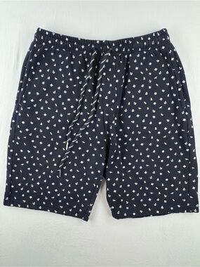 Public Record Men’s Nautical Themed Drawstring Waist Sweat Shorts